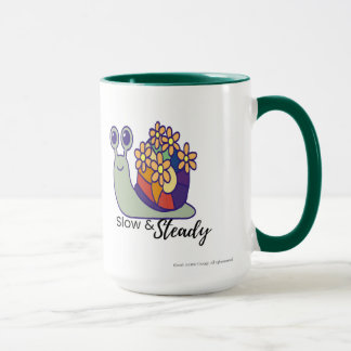 Trädgårdssnäcka kaffemugg - Rollig tekopp till mam