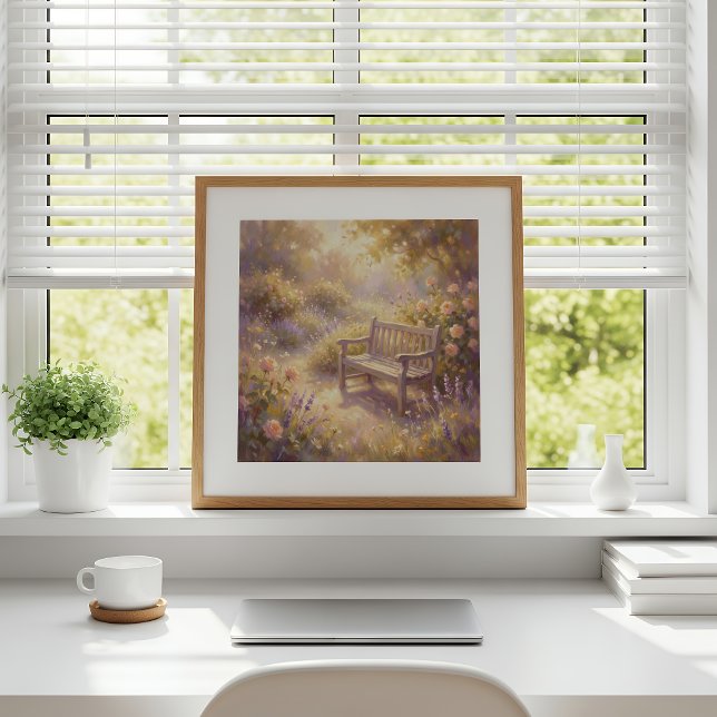 Trädgårdssoffa Väggkonst Affisch (Skapare uppladdad)