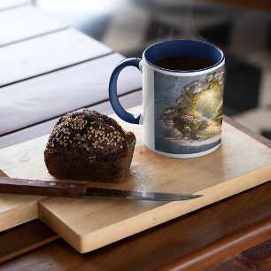 Trädgårdsstenälva Anpassad Fotokollage Kaffemugg