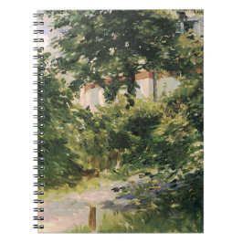 Trädgårdsstig i Rueil  Edouard Manet   Anteckningsbok