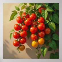 Trädgårdstema för tomatplantor sommarstämning