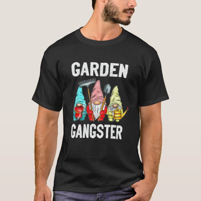 Trädgårdstomtar Rollig Trädgårdsmästare meme Tomte T Shirt (Framsida)