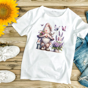 Trädgårdstomte Blommor Lavendel Present Dam T Shirt