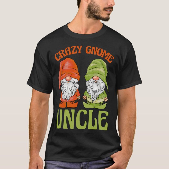 Trädgårdstomte Galen Tomte Farbror T Shirt (Framsida)