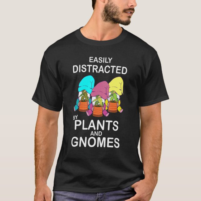 Trädgårdstomte trädgårdsmästare t shirt (Framsida)