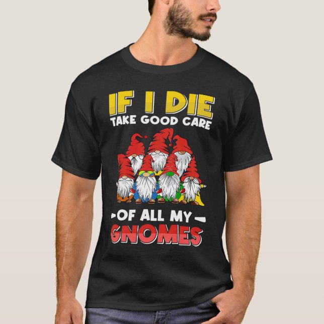 Trädgårdstomte Trädgårdsskötsel Dvärg & Tomtar T Shirt (Framsida)