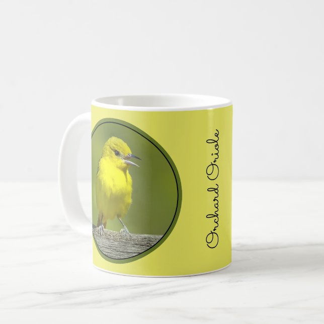 Trädgårdstrupial - Originalfotografi Kaffemugg (Framsida vänster)