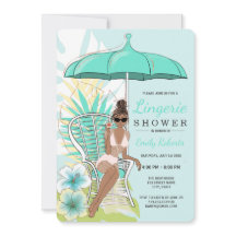 Trädgårdsunderkläder Bröllopsdusch Afroamerikansk 