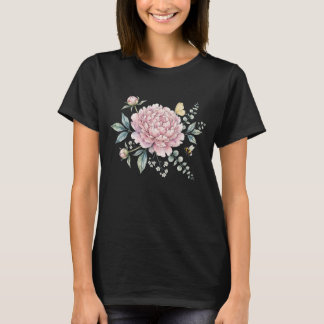 Trädgårdsvänner till Peony T Shirt