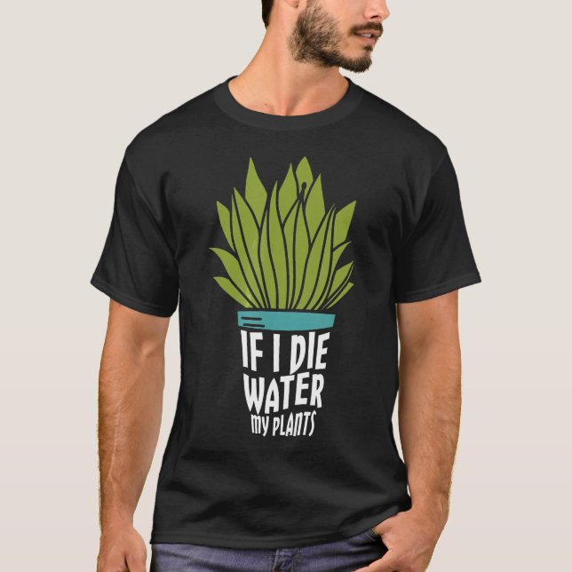   trädgårdsväxter t shirt (Framsida)
