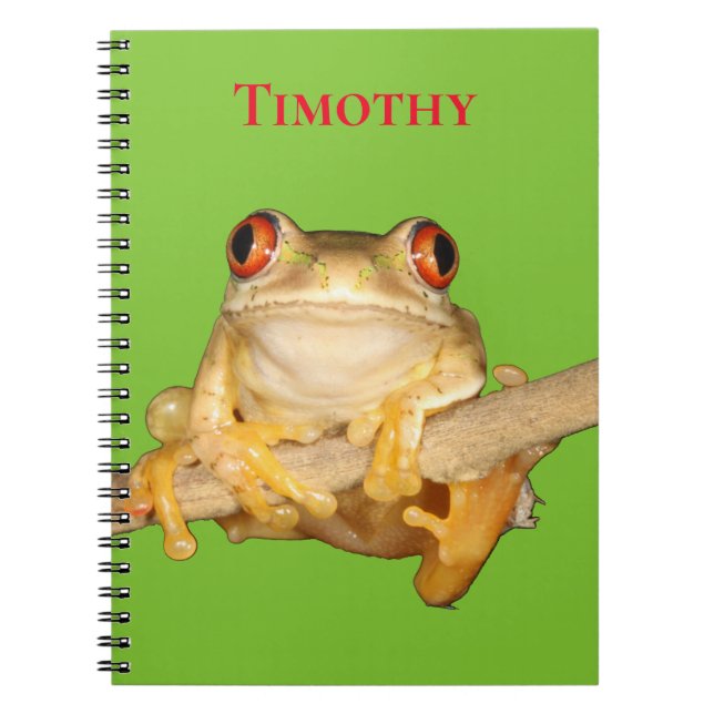 Trädgroda Anteckningsbok (Framsidan)