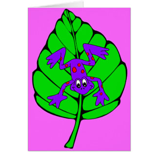 trädgroda hälsningskort