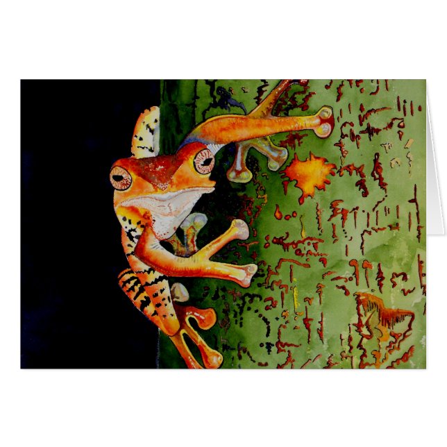 Trädgroda OBS Kort (Framsidan Horizontal)