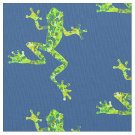 Trädgroda på klättringen tyg