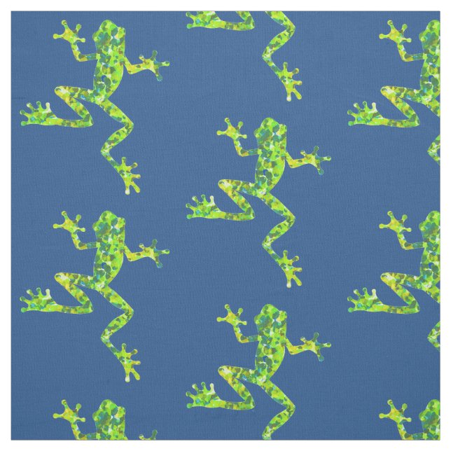 Trädgroda på klättringen tyg (Provkarta)