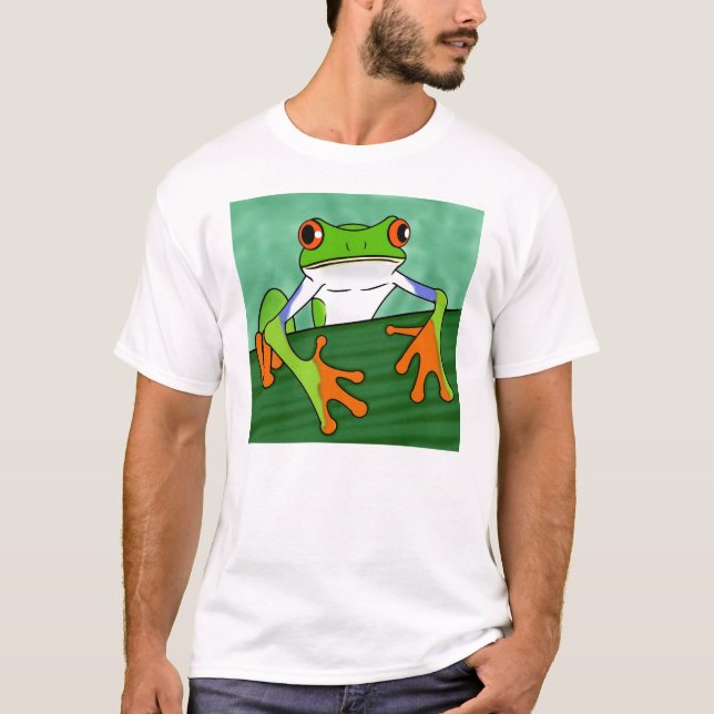 Trädgroda som revideras och korrigeras tee shirt (Framsida)