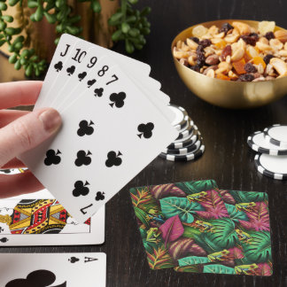 Trädgrodedrömmar Sömlös Ytmönster Casinokort