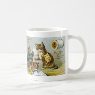 Trådhandelkort, 1880 kaffemugg