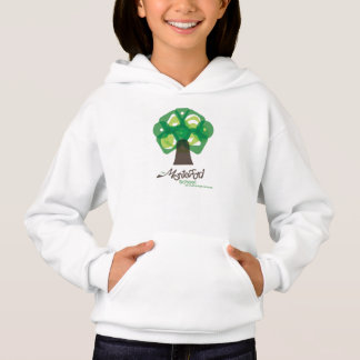 TrädHoodie för flickor MSCU T-shirt
