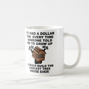 Trädhus Uppväxt Kaffemugg
