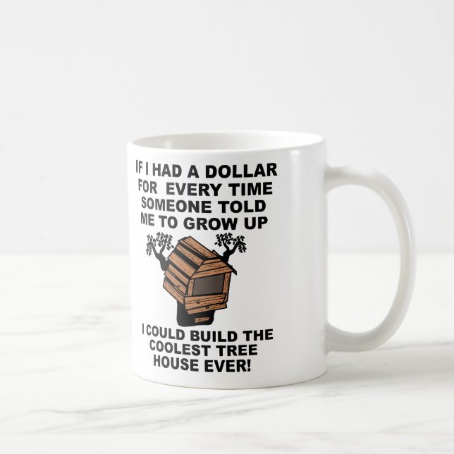 Trädhus Uppväxt Kaffemugg (Höger)