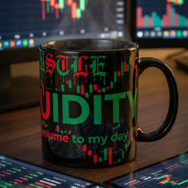 Trading Chart Pattern Streetwear Red Green Candle Mugg