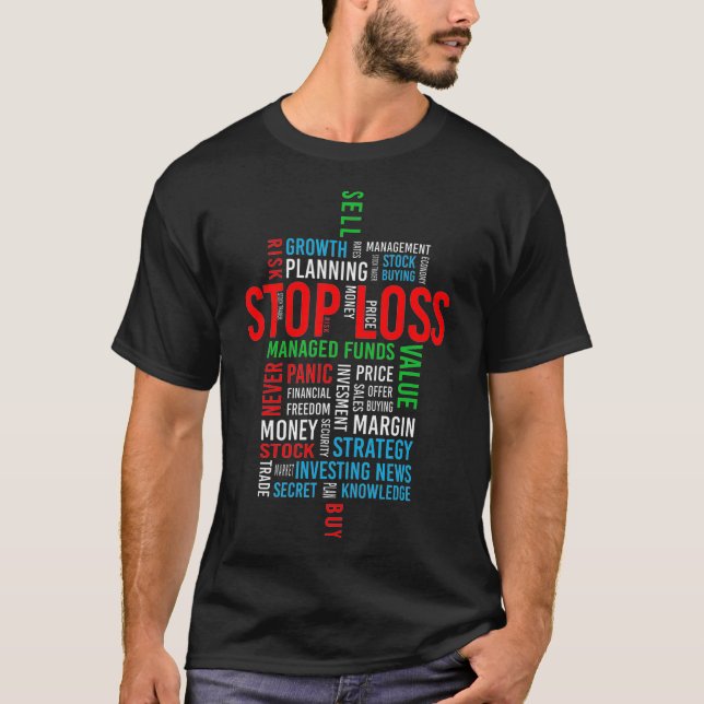 Trading Funny Trading Molns psykologi T Shirt (Framsida)