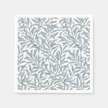 Trading leafy William Morris cocktail napkins