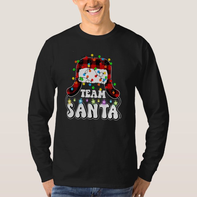 Tradition Christmas Squad Family Matching Pajamas  T Shirt (Framsida)