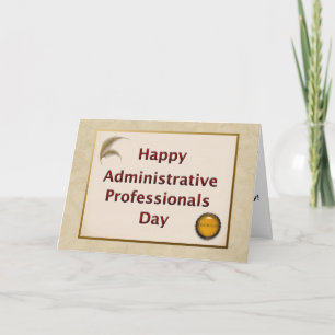 Tradition för administrativa Professioneller Kort