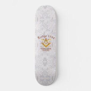 Tradition för masoniskt språkbruk mini skateboard bräda 18,5 cm