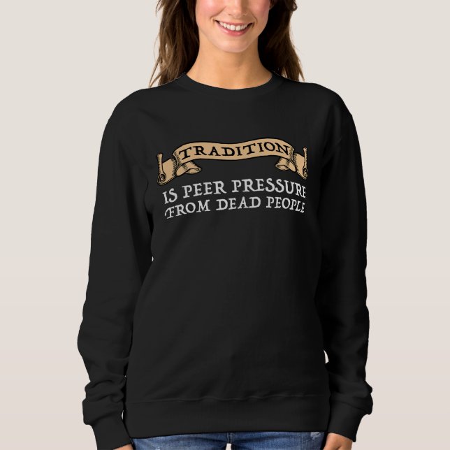 Tradition  Kamrattryck Från Döda Människor T Shirt (Framsida)