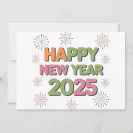 Tradition Meets Stil: Gott nytt år 2025 Cards Julkort