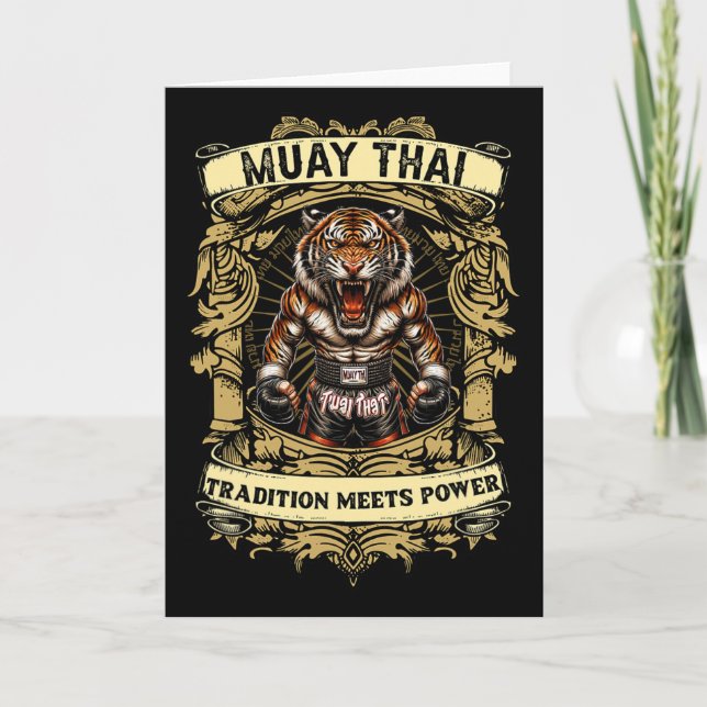 Tradition möter kraft - kickboxning och Muay Thai  Kort (Framsida)