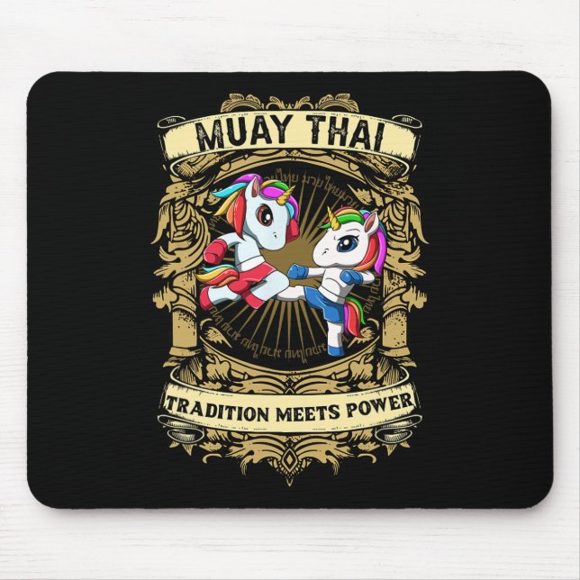 Tradition möter kraft - kickboxning och Muay Thai  Musmatta (Framsidan)