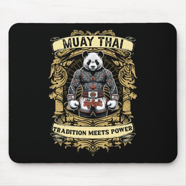 Tradition möter kraft - kickboxning och Muay Thai  Musmatta (Framsidan)