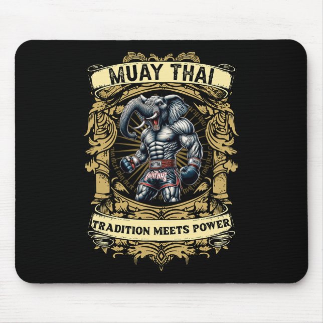 Tradition möter kraft - kickboxning och Muay Thai  Musmatta (Framsidan)