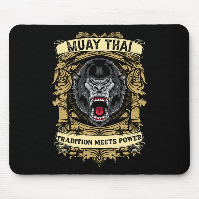 Tradition möter kraft - kickboxning och Muay Thai  Musmatta (Framsidan)