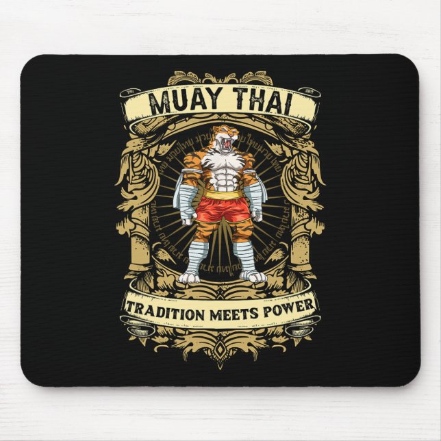 Tradition möter kraft - kickboxning och Muay Thai  Musmatta (Framsidan)