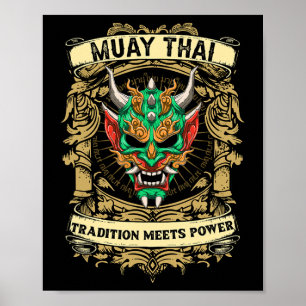 Tradition möter kraft - kickboxning och Muay Thai  Poster