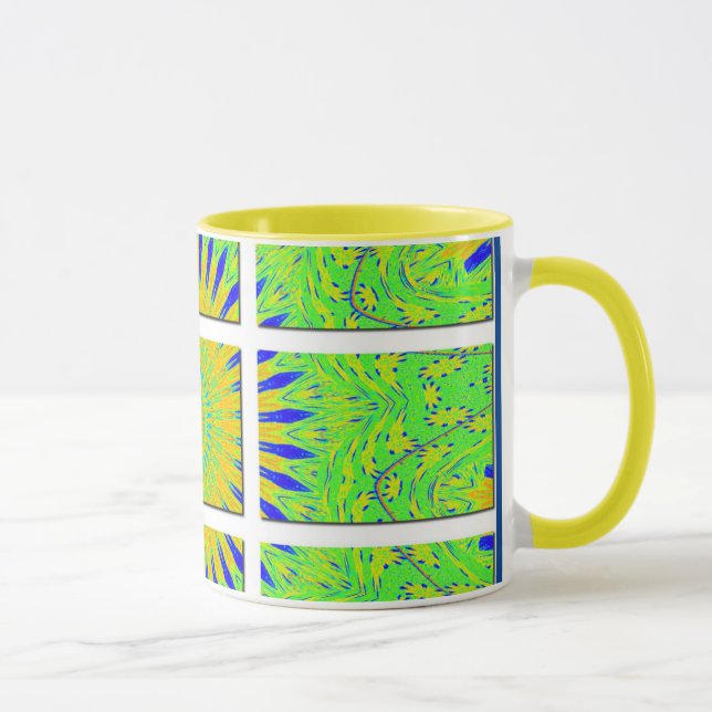 Traditional African Black 11 oz Ringer Mugg (Höger)