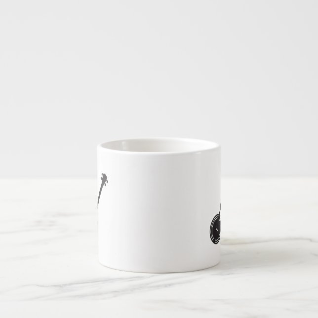 Traditional Banjo Silhouette Espressomugg (Framsidan)