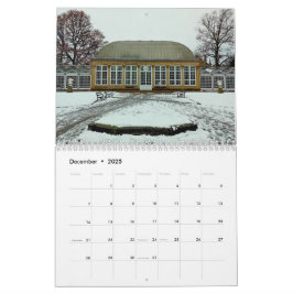 Traditional byggnad of England Kalender