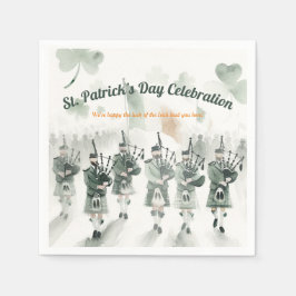 Traditional Celtic Irish St. Patrick's Day Party Pappersservett