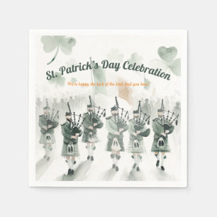 Traditional Celtic Irish St. Patrick's Day Party Pappersservett