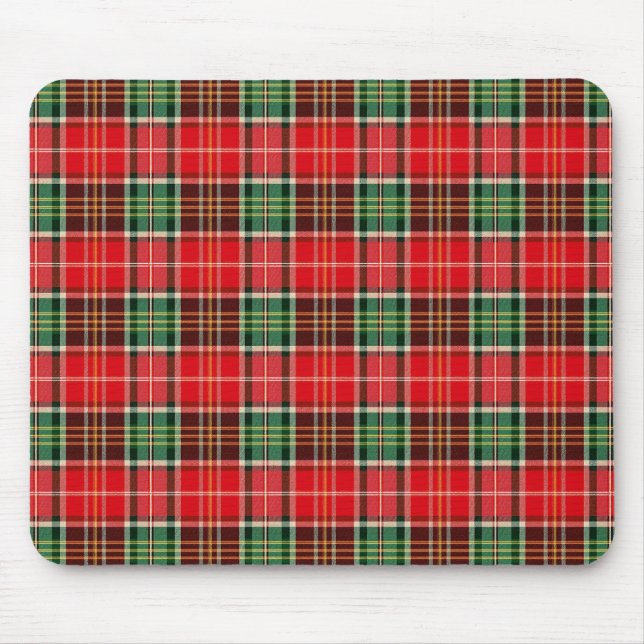 Traditional Christmas Plaid Musmatta (Framsidan)