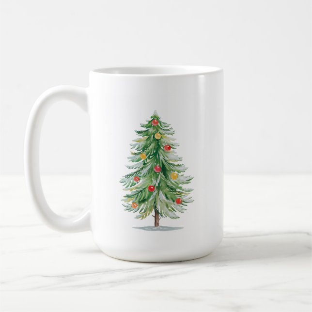Traditional Christmas Tree Mug Kaffemugg (Vänster)