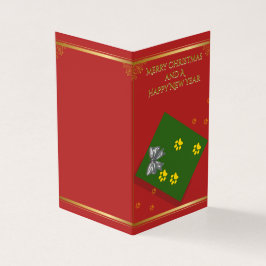 Traditional Christmas Wishes-Folded Card Kort