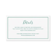 Traditional Emerald Grönt Elegant bröllop