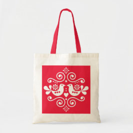 Traditional folk ornament Tote Bag Tygkasse